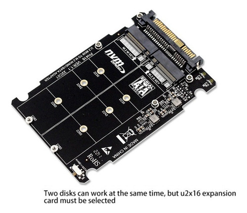Adaptador M.2 Ssd A U.2 2 En 1 M.2 Nvme Y -bus Ngff Ssd A Pc