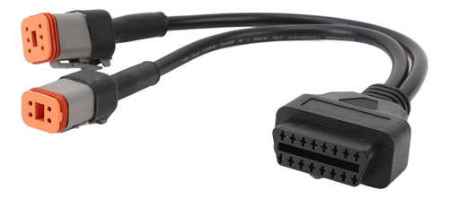 Escáner De Diagnóstico Con Adaptador Obd 2 En 1, 4 Pines, 6