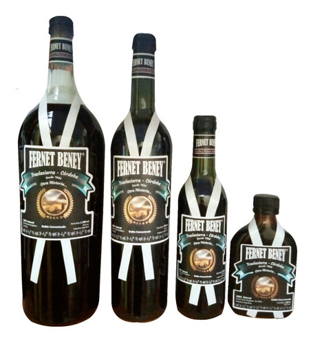 Fernet Beney Kit Cuatro Presentaciones