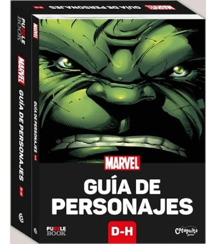 Marvel: Guia De Personajes D-h Y Puzzle De Hulk