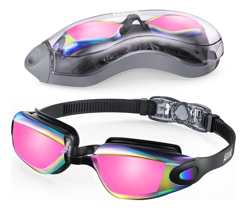 Gafas De Natación Unisex Aegend Negro2