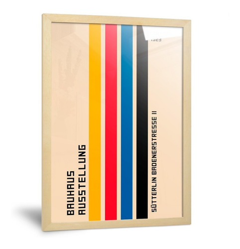 Cuadros Figuras Geometricas Colores Escuela Bauhaus 35x50c/u