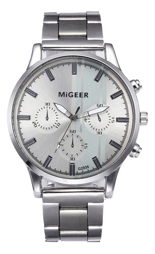 Reloj De Pulsera Miger De Acero Hueco, Retro, A La Moda, Sim