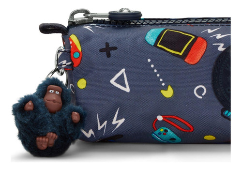 Estojo Básico Original Freedom Kipling Gaming Grey