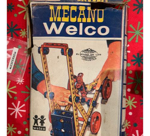 Juego Mecano Para Armar Marca Welco Usado Con Caja Vintage