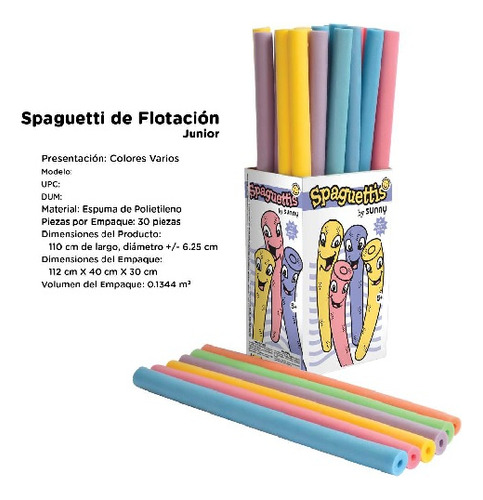 Spaguettis De Flotacion Sunny 110cm