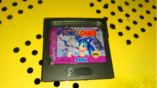 Sega Game Gear Sonic The Hedgehog Chaos Original