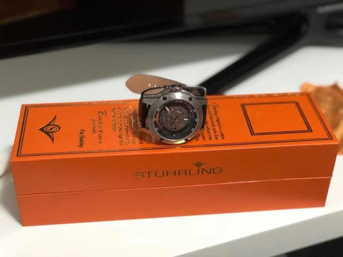 Relógio Stuhrling 360 Automático Skeleton
