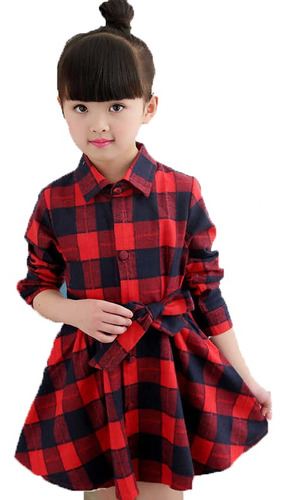 Vestido Para Niños, Estampado Informal Para Mujer