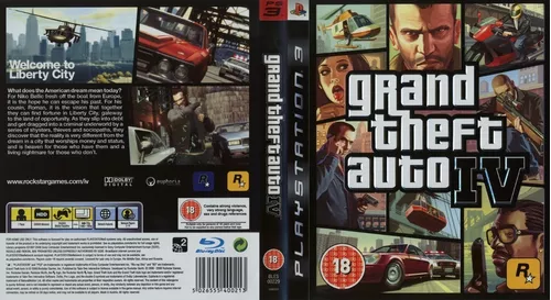 Jogo Grand Theft Auto IV (GTA 4) - PS3 - LOJA CYBER Z - Loja Cyber Z