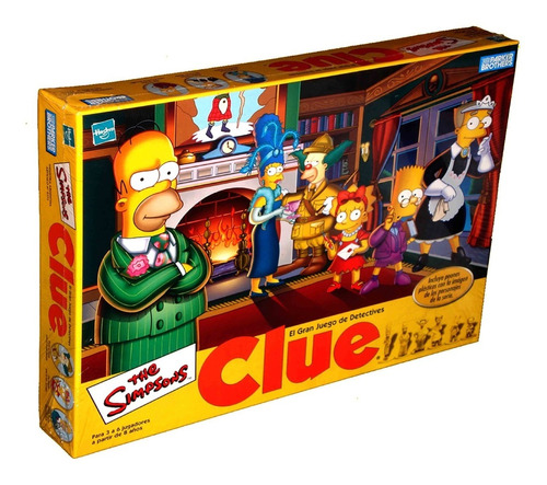 Clue De Los Simpsons Juego De Mesa Misterio Hasbro