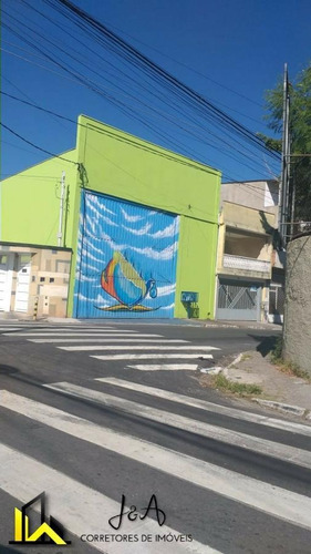 Imagem 1 de 8 de Galpão Para Locação Em Carapicuíba, Vila Veloso, 3 Banheiros - 00215_1-1911085