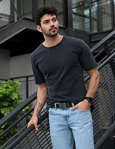 Slidebelts Cinturón De Cuero Vegano Para Hombre Sin Agujeros