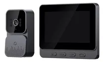Comprar Smart Video Campainha Câmera Interfone Ao Ar Hd Monitor Intercom De Áudio E Visão Noturna, Tela Ips 4.3, Ângulo De 120°, Instalação Simples Segurança Para Casa