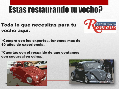 Macheta Vw Vocho Sedan Empi Silicon Durable / Amarilla