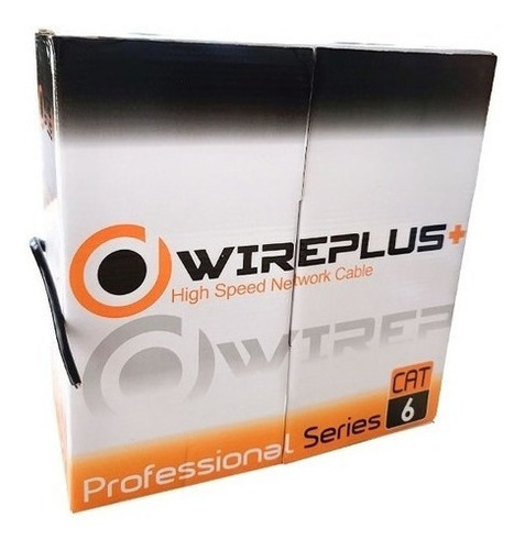 Cable Utp Redes Wireplus Cat6 Outdoor 100 Metros