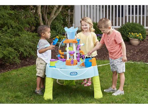 Mesa De Agua Con 13 Tubos Intercambiables Para Divertirse.