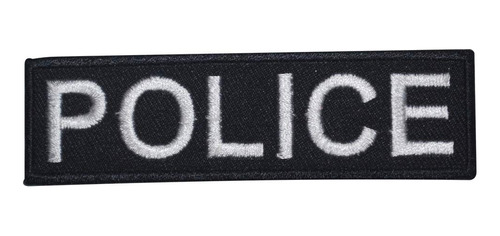 Parche Bordado Logotipo Policia Para Coser Planchar