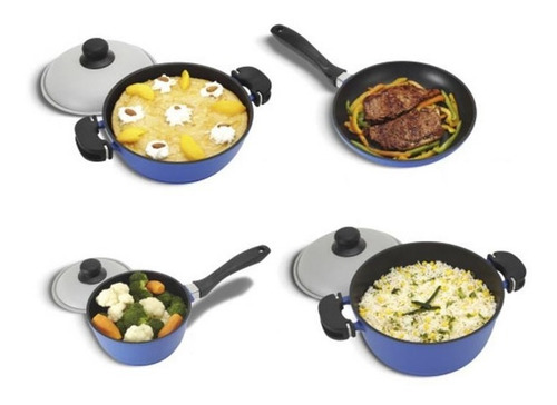 Imagen 5 de 7 de Batería De Cocina Perdura, Línea Basic 7 Piezas