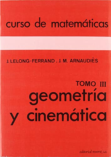 Libro Curso De Matemáticas Tomo Iii Geometría Y Cinemática D