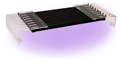 Luminária Led 8 Cores Para Aquário Plantado C/ 1,60m Luzes 05brancos 6.500k 02ledgrow 01azul 220v