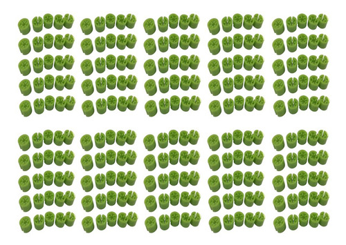 300x Colgadores De Ropa \ En \ Etiquetas De Plástico Verde