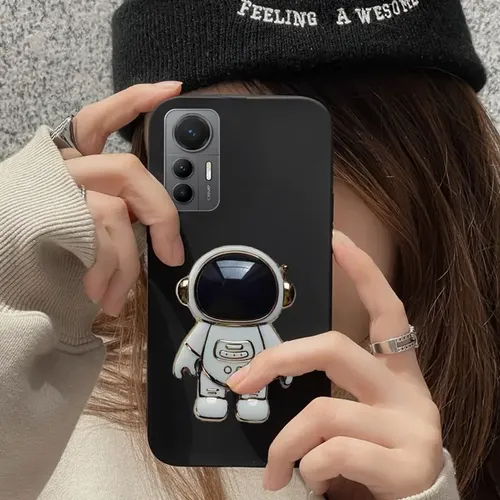 Capa Silicone Para Blackview A85 Com Suporte De Astronauta