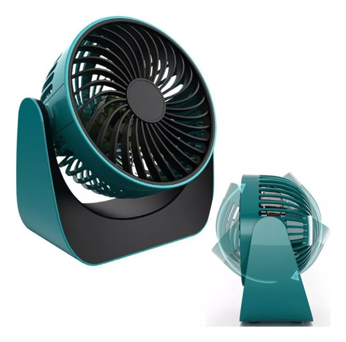A Ventilador De Suelo Recargable Pequeño For Escritorio Y