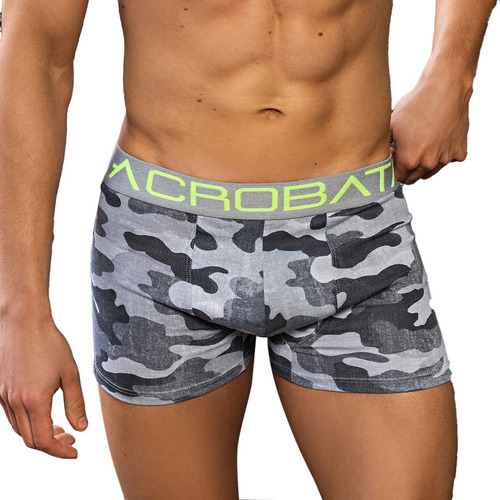 Boxer Acrobata 5017 Algodon/lycra Estampado Camuflado