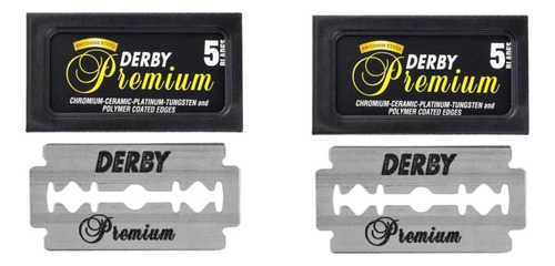 Hojas Para Afeitar Derby Premium X 2 Cajas Para Navaja