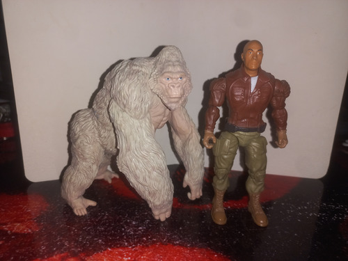 Gorilla George Y Davis Okoye Rampage Movie The Rock Lanard