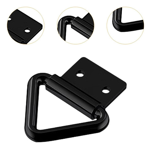 De 2 Gancho De Anclaje For De Carga, Bucle De Negro 5,65x4,6