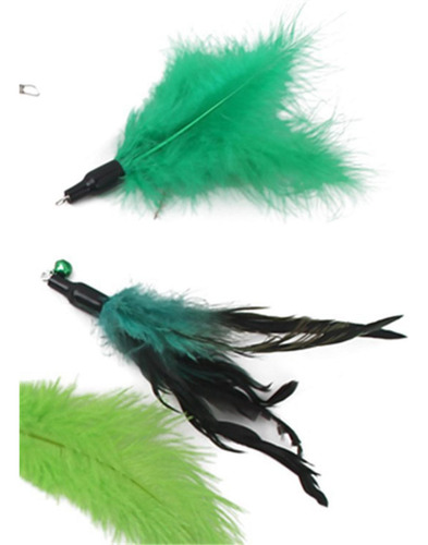 Juego Interactivo De Juguetes De Plumas Para Gatos, Caña De
