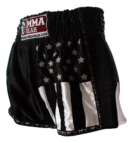 World Mma Gear Premium Muay Thai Shorts Hechos A Mano Retro