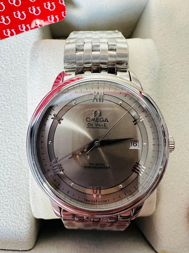 Reloj Pulsera Omega De Ville Gris Plata Plata Plata Gris (Usado)