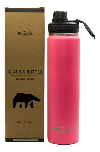 Termo Botella Térmica Zola 750ml / Tapa Rosca