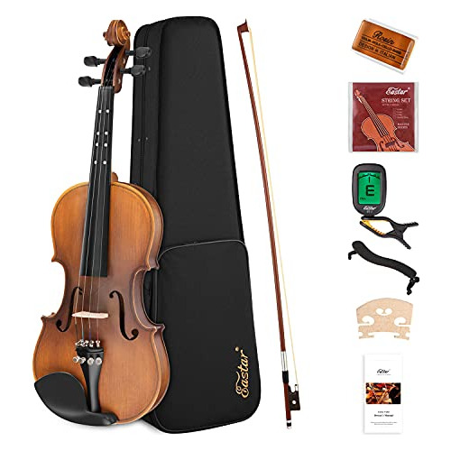 Juego De Violín De 1/4 Principiantes Estuche Rígido, ...