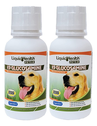 Liquidhealth Glucosamina Liquida K9 De 8 Onzas Para Perros, 