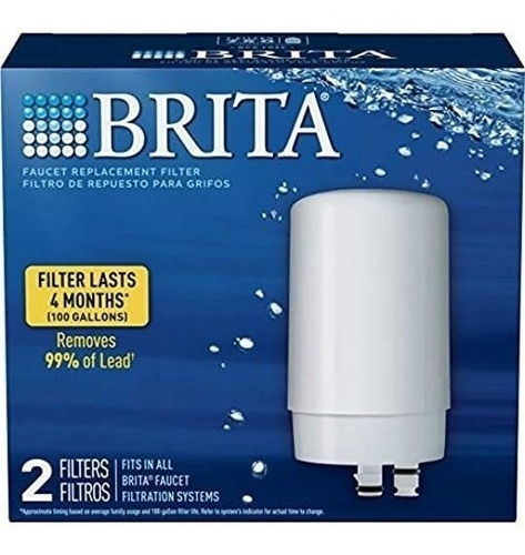 Filtros De Agua Brita Sistema Continuo Pack 2 Unidades 