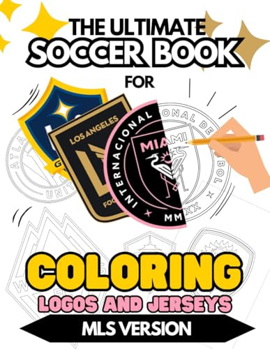 Soccer Coloring Book Of All Mls Club Logos From Both Confere