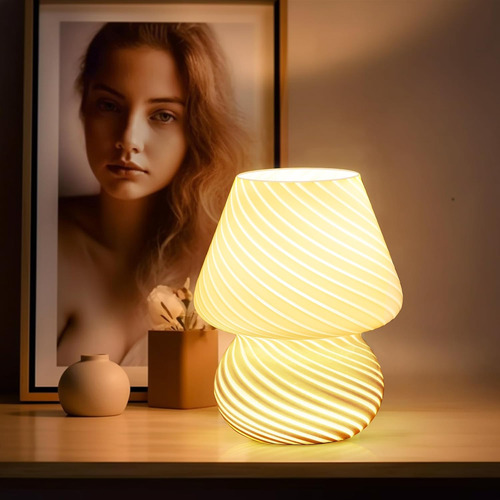 Lámpara De Hongo, Luz Nocturna Regulable Para Dormitorio, Lá