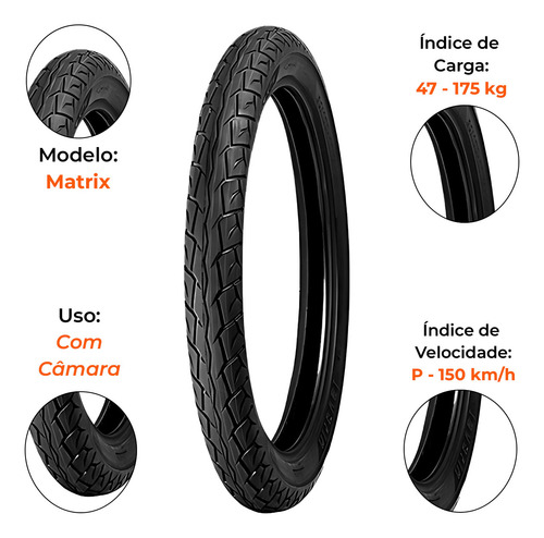 Par Pneu Cg Titan 125-150-160 80-100-18 + 100-90-18 (+largo)