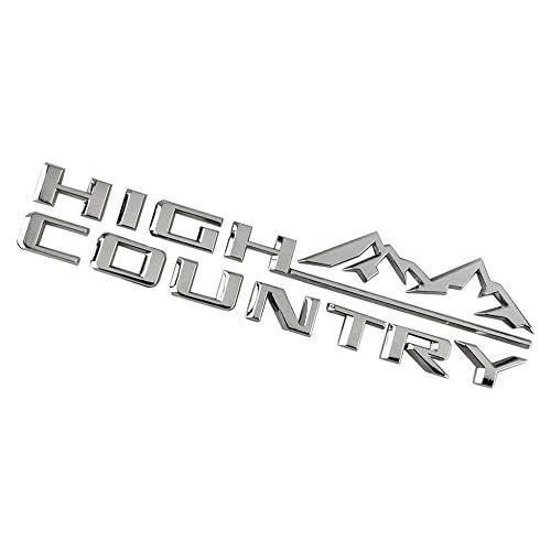Emblema De Placa De Nombre High Country 3d, Calcomanía...