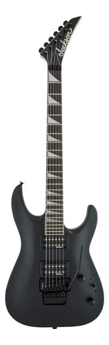 Guitarra elétrica Jackson JS Series JS32 DKA dinky de  choupo satin black brilhante com diapasão de amaranto