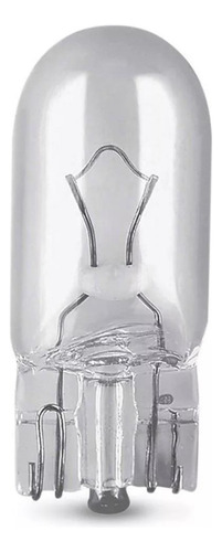 Par Lâmpada Pingo Esmagada T10 Cristal Clear 12v 5w