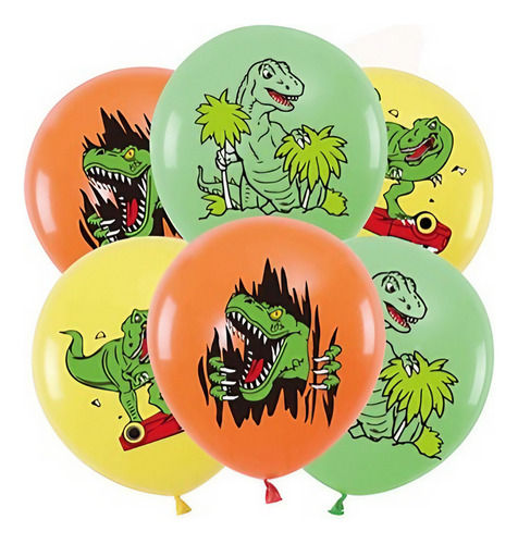 Globos Dinosaurios Grandes Alta Calidad Cumpleaños Fiestas