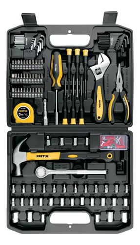 Set Pretul 104 Piezas Con Matraca Y Dados Gris