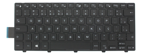 Teclado Compatível Para Dell Inspiron 14-5447-a10 Iluminado