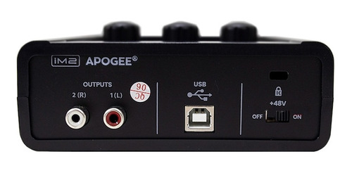 Imagen 4 de 10 de Interfaz Placa De Audio Usb Apogee Im2 Estudio 2 Canales