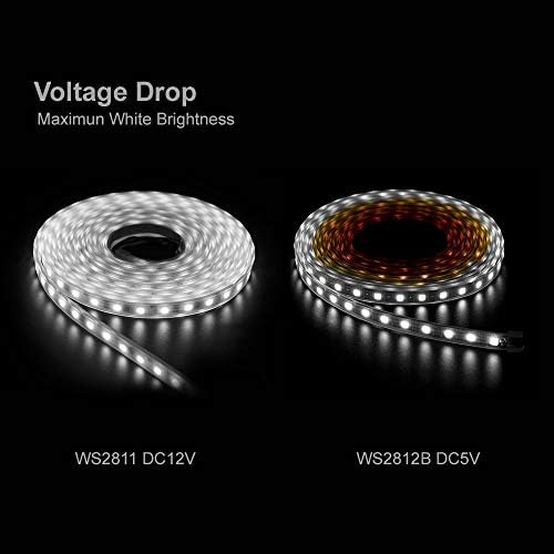 Btf-lighting Ws2811 Ic = Rgb+ic Color De Ensueño Strip Led O
